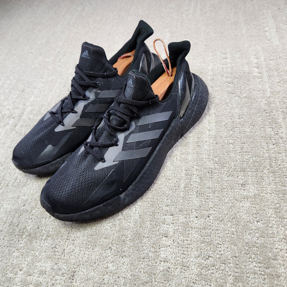 Adidas X9000L4 Triple Black Chunky Sole Running Shoes FW8386 Mens 12